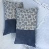 Blue Geo Cushion Cover