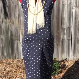 Blue maternity dress
