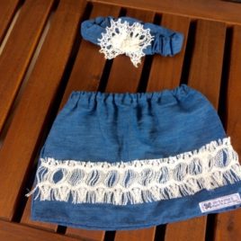 Size 1 Chambray and lace