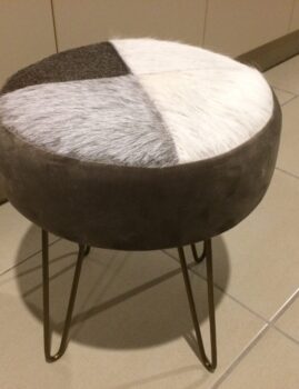 Cowhide Stool/ottoman